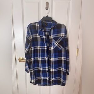 Forever 21 Blue Flannel